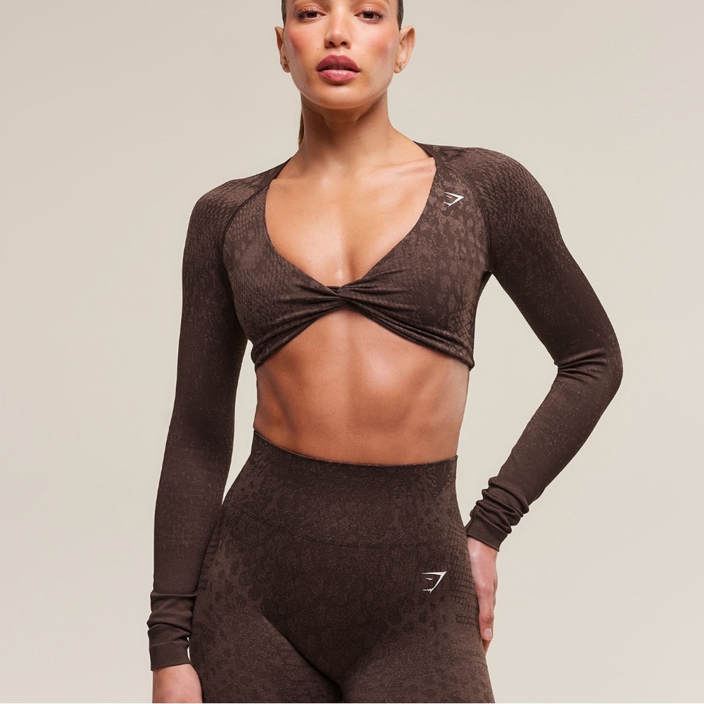 Gymshark Whitney Adapt seamless long sleeve top